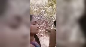 Desi village girl indulges in outdoor sex with her lover 1 min 40 sec