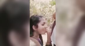 Desi village girl indulges in outdoor sex with her lover 1 min 00 sec