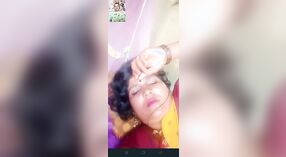Desi village aunty teases with her hairy pussy and big boobs 1 min 30 sec