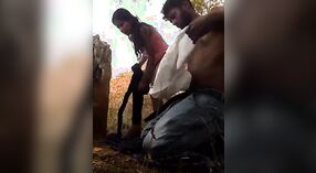 Kannada village girl gets naughty in the great outdoors with her lover 2 min 40 sec