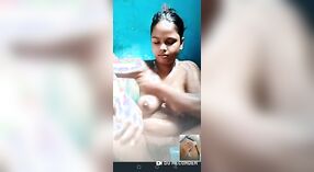 Desi village girl indulges in a steamy video call by licking and fingering herself 4 min 00 sec