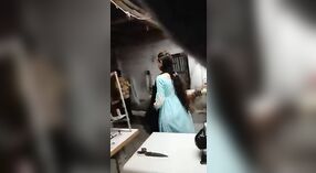 Indian village worker and female manager have sex on the shop floor 5 min 00 sec