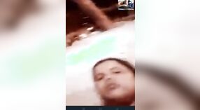 Dehati Bengali girl pleasures herself and licks her pussy in porn video call 4 min 20 sec