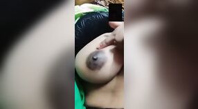 Desi village girl fingers herself and reveals her big boobs 1 min 00 sec