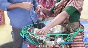 A country girl who sells dishes gets down and dirty on camera 2 min 00 sec