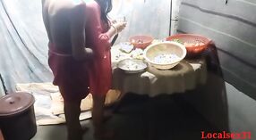 Horny man comes home and has sex with Desi's wife on the table in amateur video 0 min 0 sec