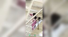 Desi couple's MMS sex tape caught on camera in entryway 1 min 40 sec