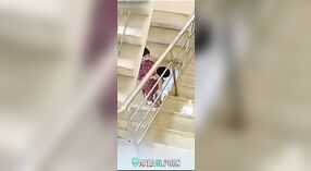 Desi couple's MMS sex tape caught on camera in entryway 0 min 50 sec