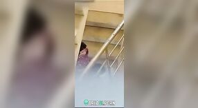 Desi couple's MMS sex tape caught on camera in entryway 1 min 10 sec