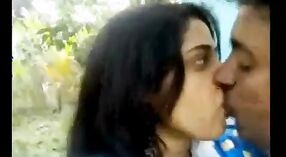 Desi Maharashtra's hot Indian sex movie features outdoor kissing and intense foreplay 1 min 20 sec