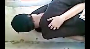 A young Indian couple indulges in a sensual outdoor kiss in this amateur sex film 4 min 20 sec