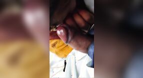 Desi meisje uit Telugu geeft een close-up blowjob aan haar minnaar in deze Indiase Porno video 1 min 00 sec