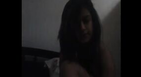 Indian girl with big boobs masturbates in homemade video 22 min 00 sec