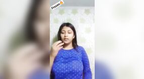 Hot Desi girl flaunts her big boobs in the bathroom 0 min 40 sec