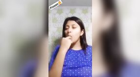 Hot Desi girl flaunts her big boobs in the bathroom 0 min 50 sec