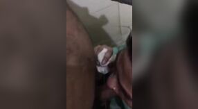 Desi bhabhi gives a satisfying blowjob in the bathroom 0 min 40 sec