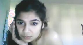 Desi girl's live on-camera sex show with her boyfriend while watching movies 25 min 50 sec