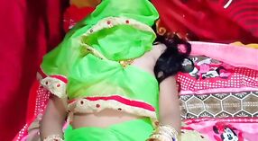 Desi bhabhi in green dress masturbates her lover's cock before having sex with him 6 min 10 sec