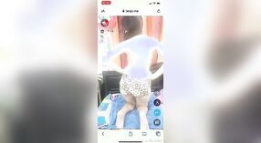 Real amateur porn featuring a hot Desi moving her ass on webcam 1 min 20 sec