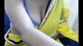 Indian MILF in a sari seduces and teases for a steamy session 20 min 20 sec