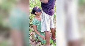 Desi's MMC video of wife and lover having sex in the jungle caught on camera 1 min 20 sec