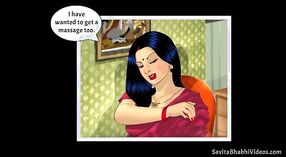 Savita Bhabha的Desi色情卡通：一个诱人的女人，戏弄男人 1 敏 50 sec