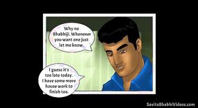 Savita Bhabha的Desi色情卡通：一个诱人的女人，戏弄男人 2 敏 00 sec