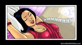 Savita Bhabha ' s Desi Porn Cartoon: Een verleidelijke vrouw die mannen plaagt 3 min 20 sec