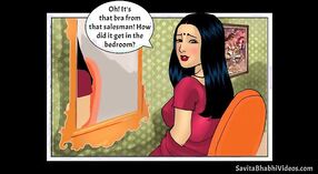Savita Bhabha ' s Desi Porn Cartoon: Een verleidelijke vrouw die mannen plaagt 0 min 50 sec