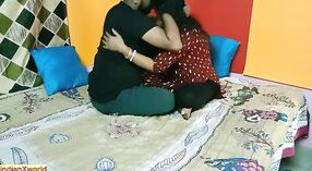 Desi bhabhi gets her tight pussy licked and fucked by her friend's son! 1 min 40 sec