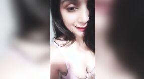 Indian beauty flaunts her young and slender body on camera 1 min 50 sec