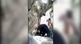 Desi schoolgirl gets caught having sex outdoors with her boyfriend on camera 7 min 50 sec