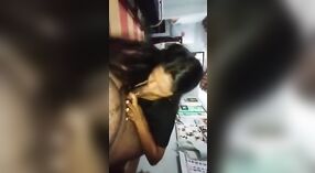 Busty Indian girl gives a sloppy blowjob to her cousin 2 min 10 sec