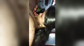 Busty Indian girl gives a sloppy blowjob to her cousin 1 min 00 sec