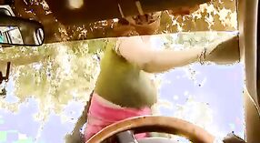 Indian aunty with big boobs gets seduced in a car wash 1 min 50 sec