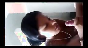 Indian college girl gives a sensual blowjob and swallows a huge load of cum 3 min 50 sec