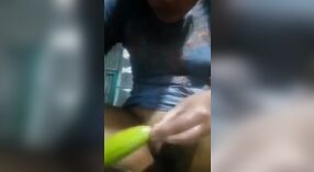 Bangla sex video features girl masturbating with a vegetable 3 min 20 sec