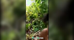 Desi xxx video: Moglie catturato a giocare con il suo amante all'aperto nella giungla 2 min 00 sec