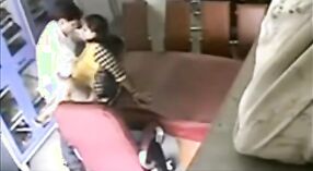 Desi schoolteacher gets caught on hidden camera having fun with her colleague 5 min 40 sec
