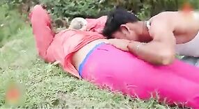 Outdoor sex with an Indian neighbor caught on camera in the village 2 min 20 sec