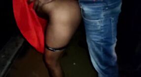 Indian wife enjoys outdoor sex with lucky man in hot threesome video 4 min 40 sec