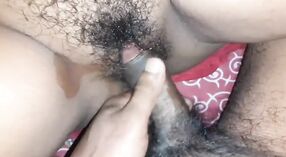 Desi sex video featuring a hot babe in stockings getting her hairy pussy fucked 2 min 50 sec
