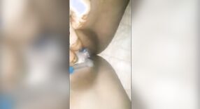 A South Indian angel pleasures himself on camera with his fingers 0 min 50 sec