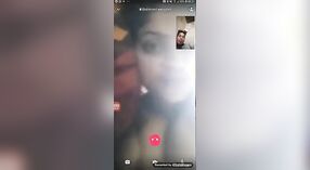 Desi XXX flaunts her big boobs in a nude video call 0 min 0 sec