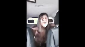 NRI college girl gets naughty on a long drive and has sex with her lover in his car 2 min 30 sec