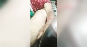 Mature Desi aunt lubricates her penis before having sex in a home setting 1 min 30 sec
