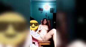 Desi guy gets turned on by his girlfriend's pussy rubbing session 3 min 50 sec