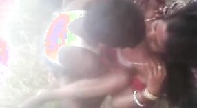 A Telugu wife gets down and dirty in a group sex video that's being shared on the web 6 min 50 sec