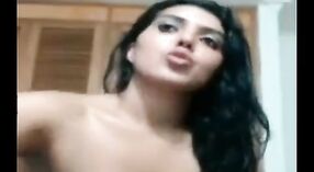 Indian housewife from Bangalore pleasures herself on camera 1 min 30 sec