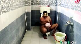 Indian aunty with a big ass gets a bath after rough sex on hidden camera 0 min 0 sec